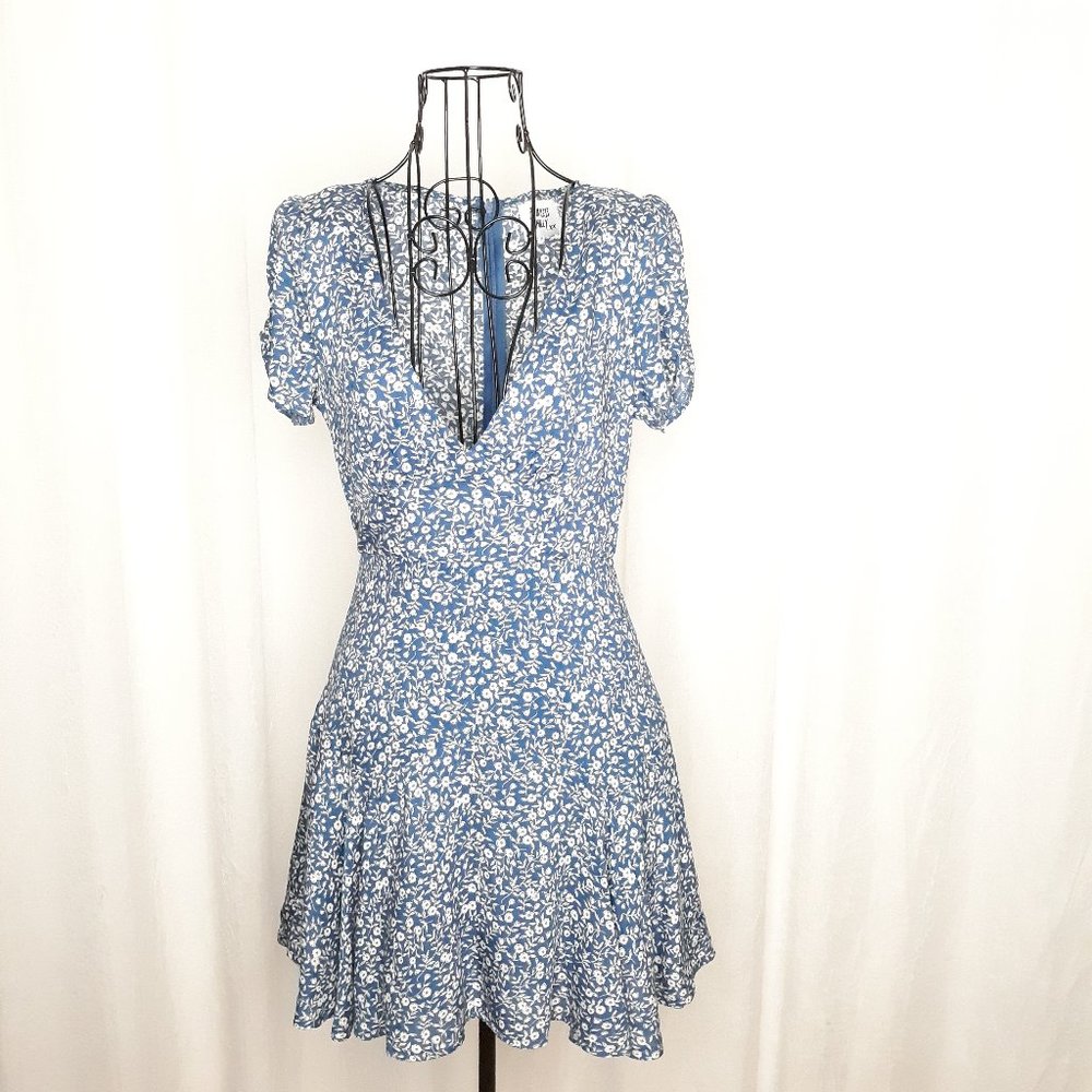 Princess Polly Ruffle Hem Floral Mini Dress Flaw